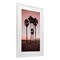 Stupell Industries Stanta Monica Palms Pink Framed Print Under Glass, design by Natalie Carpentieri